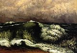 Gustave Courbet The Wave 4 painting